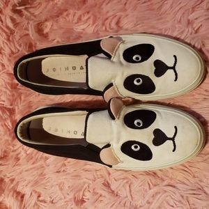 Joshua Sanders Platform Panda Slip-ons